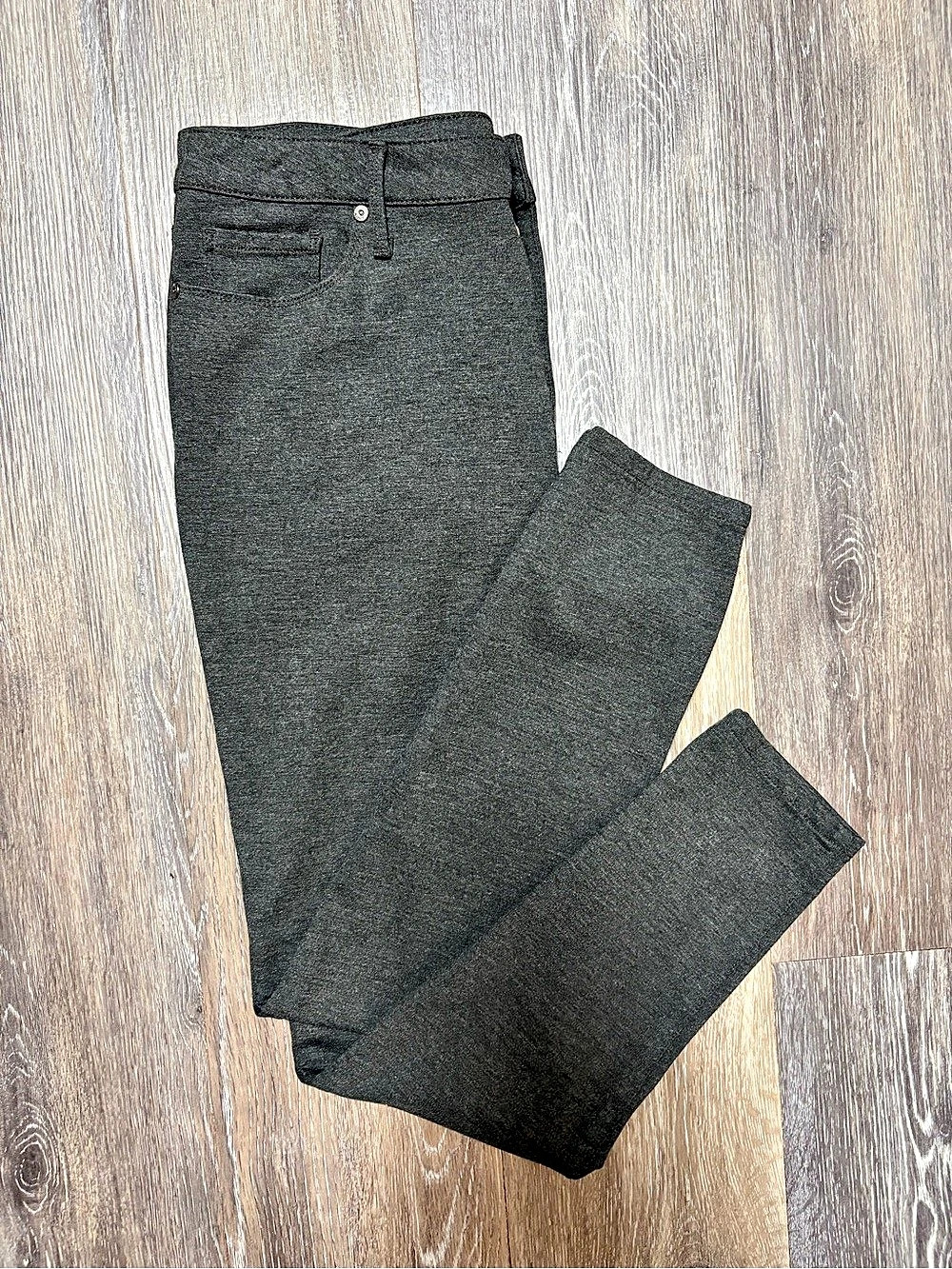 Nine West Straight Gray Skinny Pants Size 14 Dressy; office Wear, Casual #0148